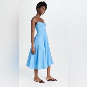 Jonathan Simkhai Blue Spaghetti-Strap Maxi Dress
